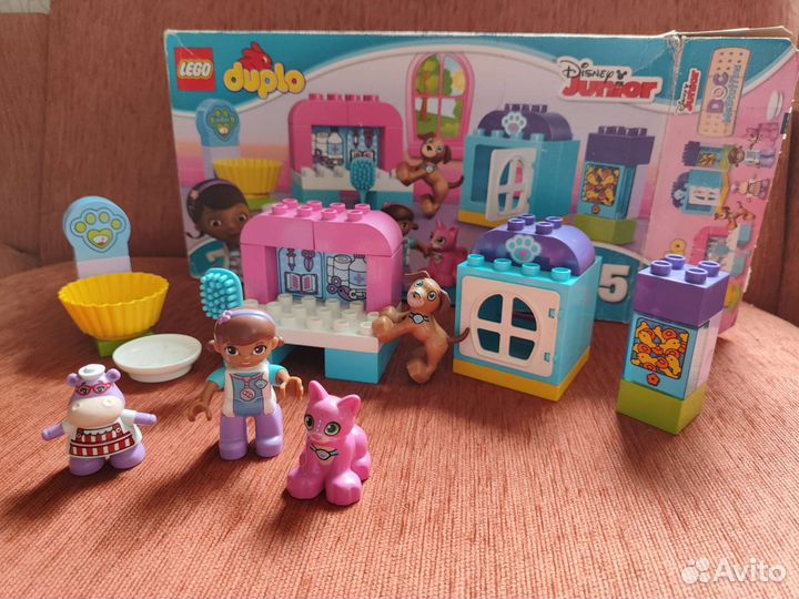 Lego duplo зобота о животных доктор Плюшева