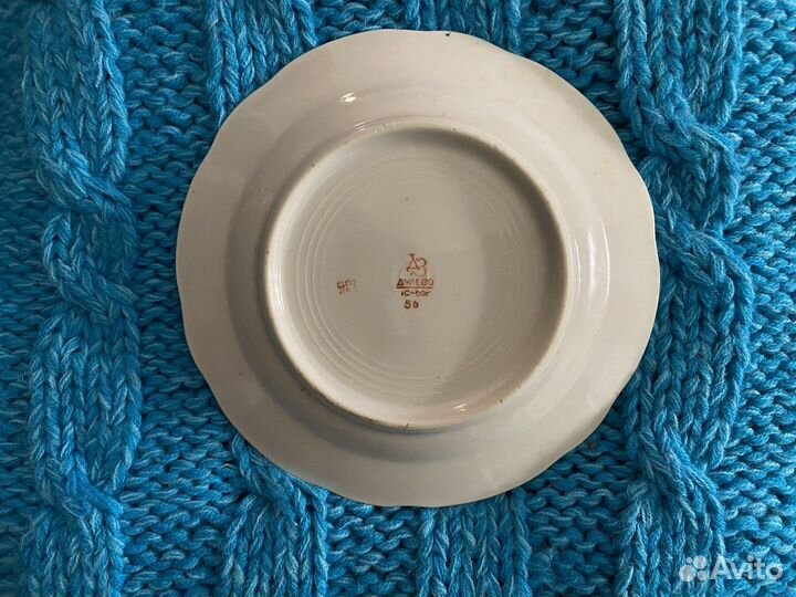 Тарелка винтажная «Музей Ленина в Москве