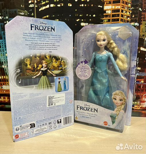 Кукла Disney Frozen поющая Эльза HMG38