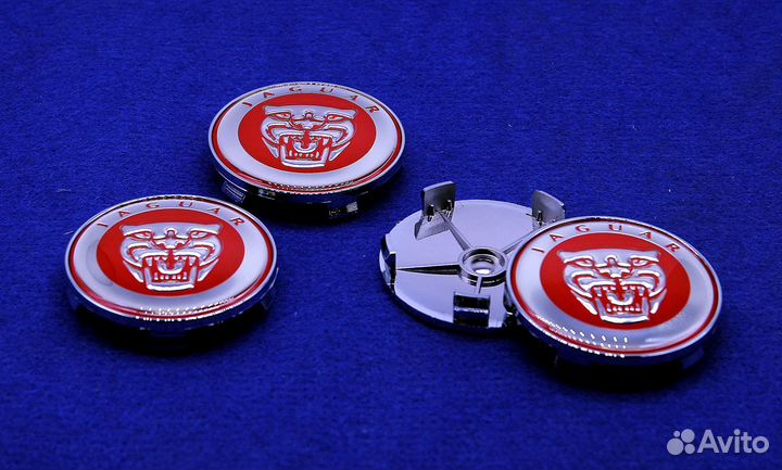 Комплект колпачков неоригинальных дисков Jaguar кр