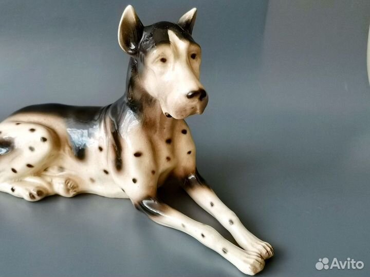 Статуэтка собака Немецкий дог Зитцендорф Германия