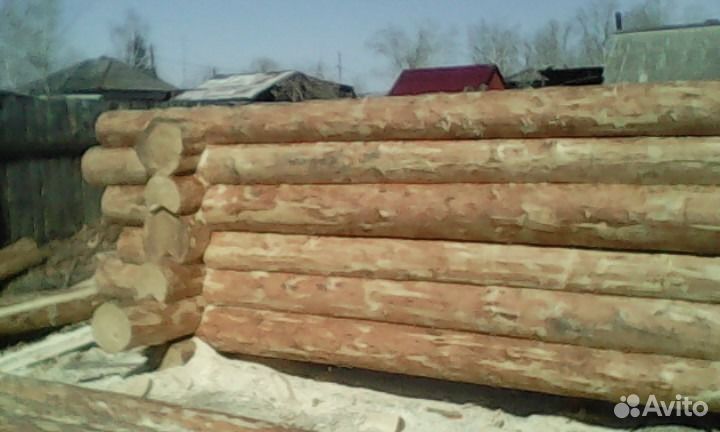 Строим из бруса круглого леса