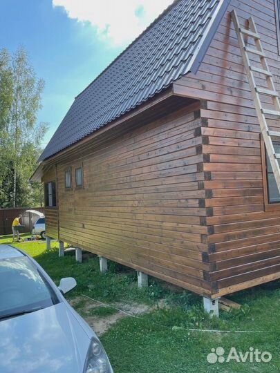 Фасадные работы/ Ремонт монтаж фасада/ Строительна