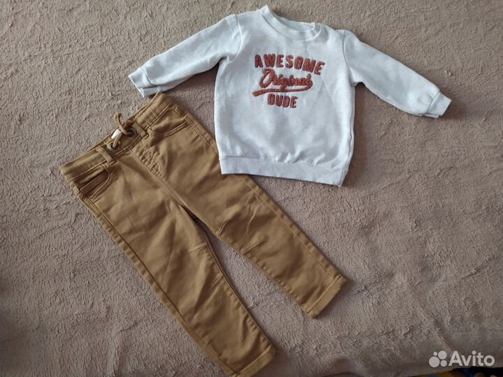 Пакет фирменных вещей для мальчика 1.5 -2.5 года