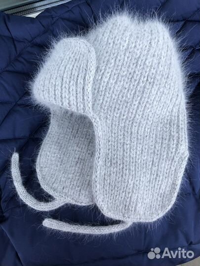 Шапка-ушанка женская