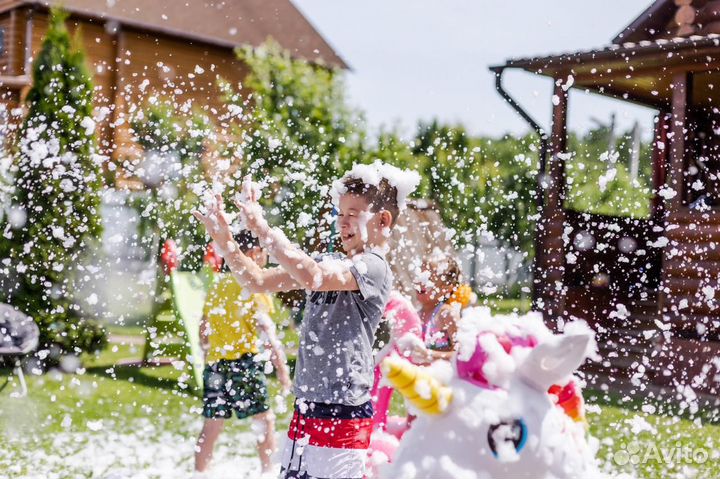 Пенное шоу для взрослых и детей