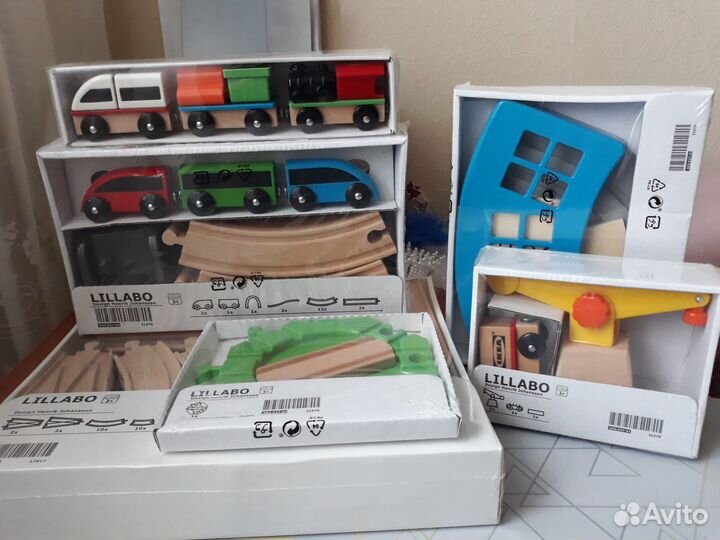 7 наборов железная дорога Икеа