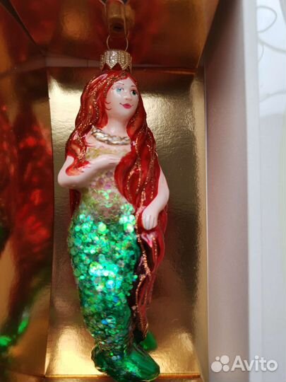 Ёлочная игрушка русалочка Ариэль