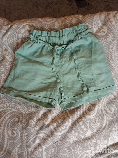 Льняные шорты M-L 44-46-48
