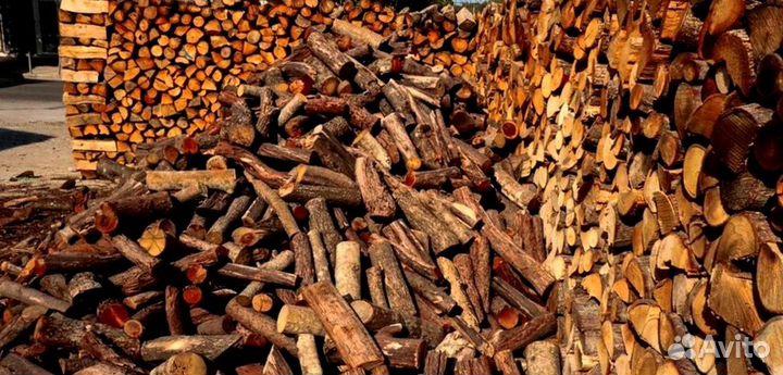 Дрова березовые нарубленные