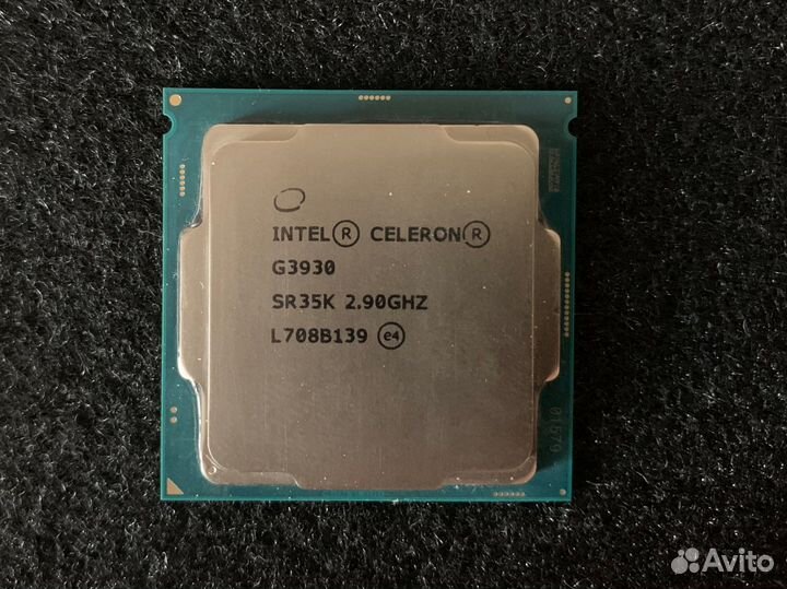 Процессор Intel celeron g 3930 + кулер
