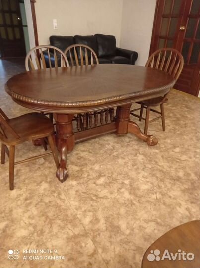 Стол обеденный винтаж
