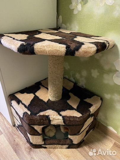 Когтеточка+домик для котов