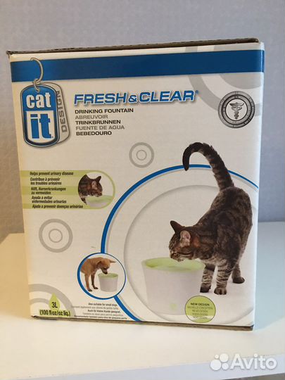 Фонтан поилка для кошек и собак