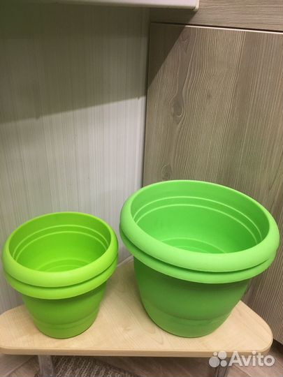 Кашпо для цветов пластик