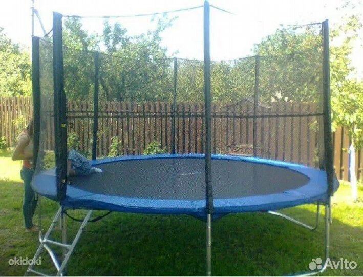 Батут с сеткой 366 см. Новые. Бесплатная доставка