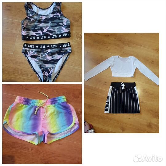 Пакет фирменных вещей на девочку