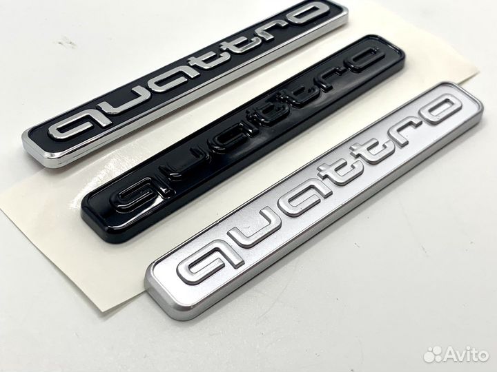 Quattro логотип 95/15мм