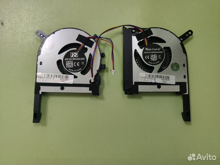 Вентиляторы ноутбука Asus FX505 пара GPU+CPU