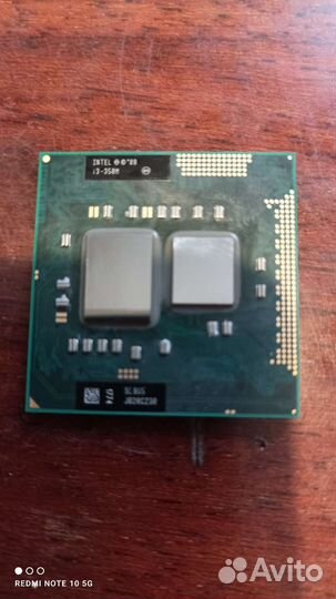 Процессор ноутбука intel core i3 350m