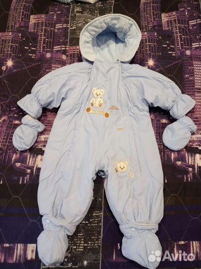 Комбинезон - трансформер весна-осень 74, 80