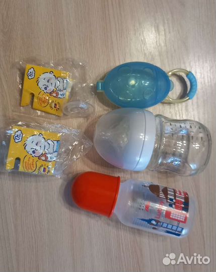 Бутылочка для кормления, чехол для пустышек