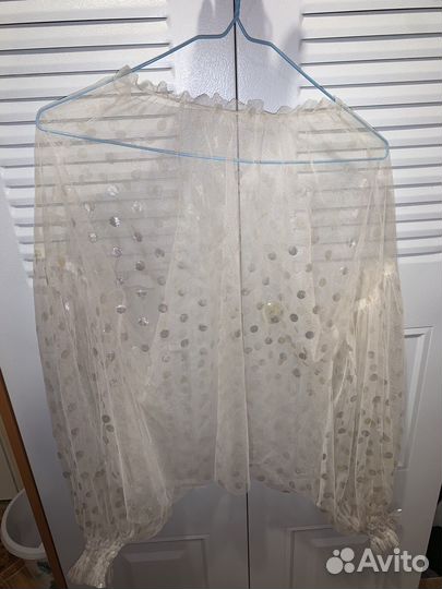 Блузка прощрачная из органзы