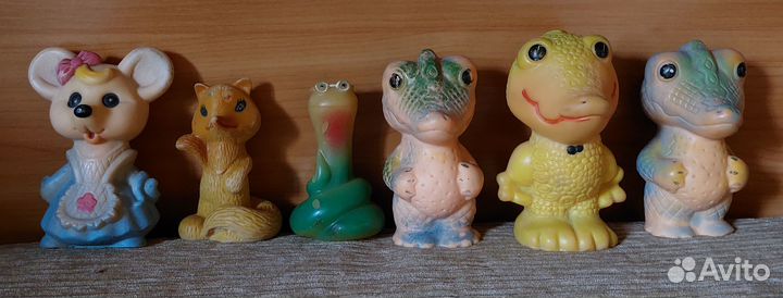 Резиновые игрушки СССР