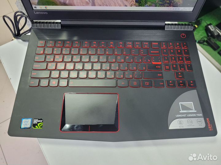 Игровой lenovo i7-7700HQ GTX 1050 Ti 4GB