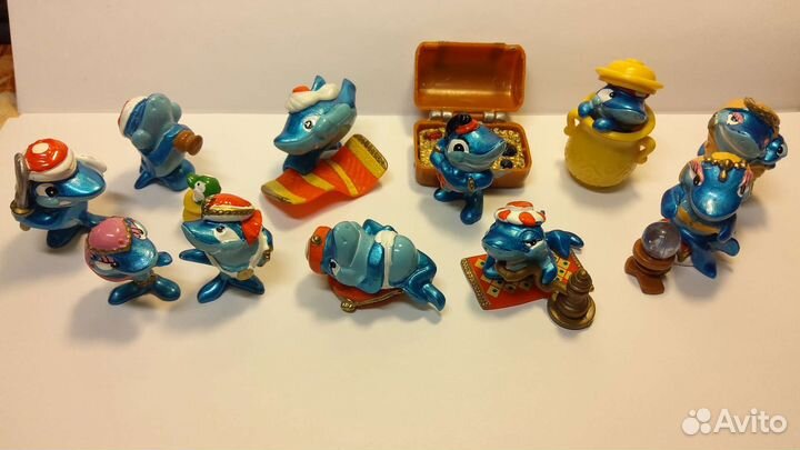 Киндер сюрприз Акулы серия 10шт