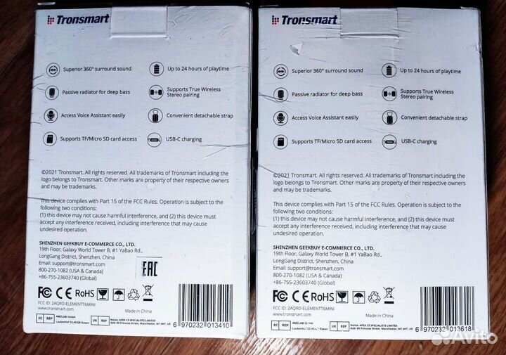 Колонка tronsmart Element T6 Mini, 15 Вт