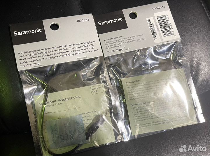 Микрофон Saramonic umic-m2 Boya BY-M1Pro