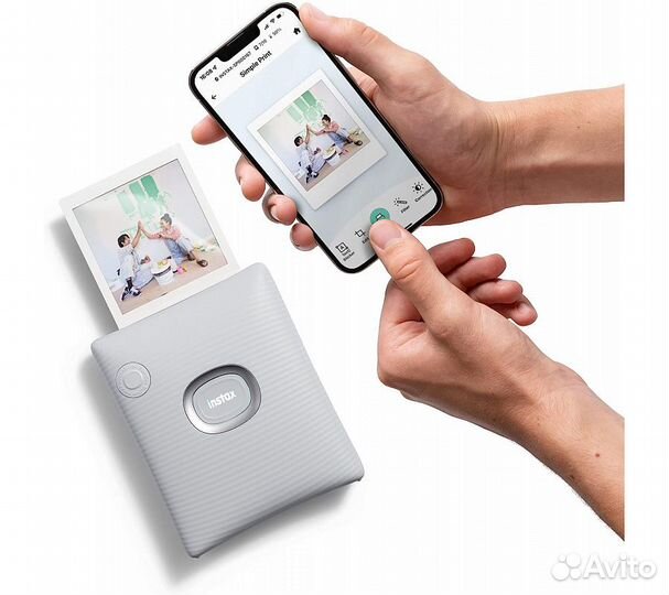 Фотопринтер Fujifilm Instax Square Link Ash White