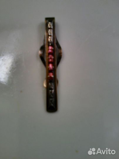 Заколка для галстука, СССР, серебро