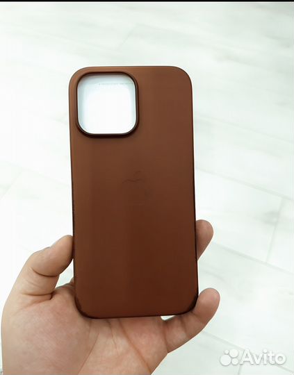 Leather (кожаный ) чехол iPhone 14 Pro Max