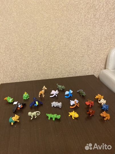 Игрушки киндер natoons, nature разные