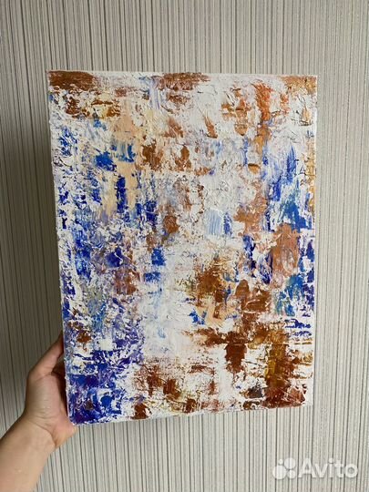 Интерьерная картина абстракция на холсте в наличии