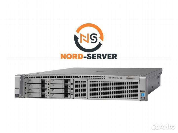 Cервер cisco C240 M4 8SFF 2x E5-2660 v3 128GB