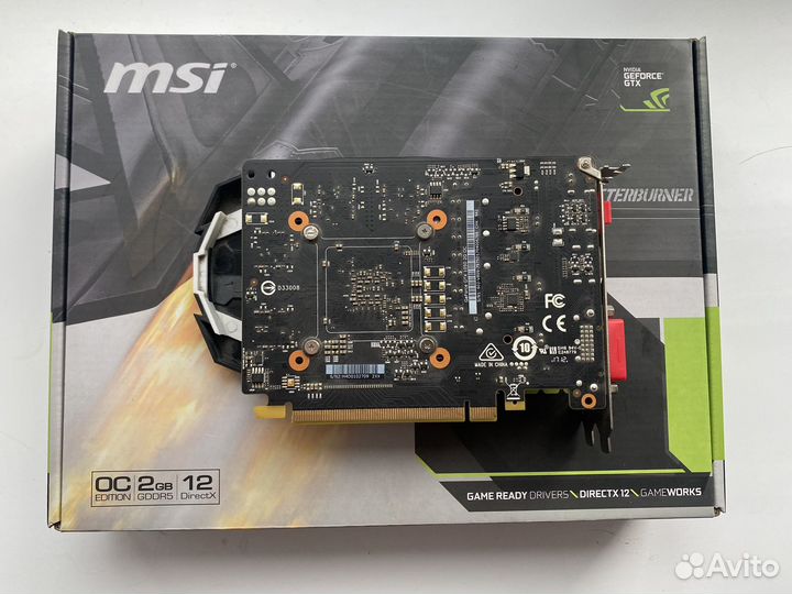 Видеокарта GTX 1050 2gb