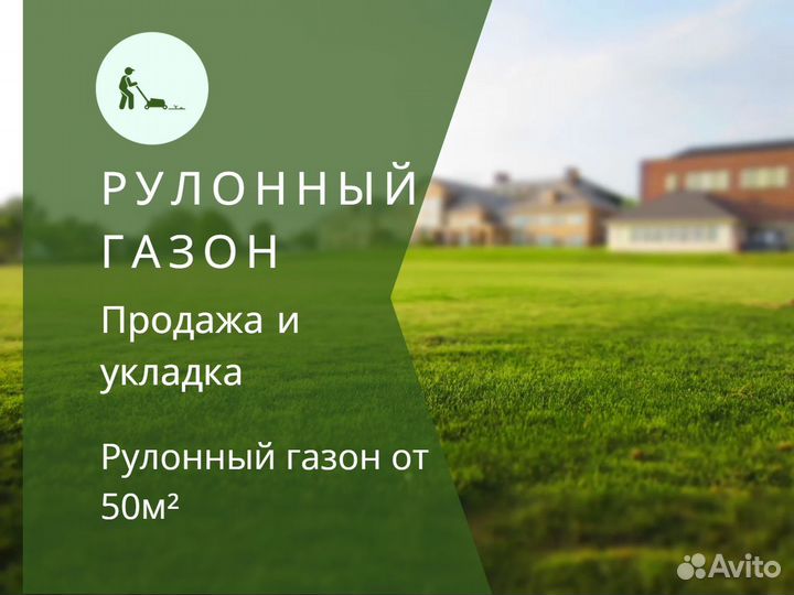 Продажа рулонного газона под ключ
