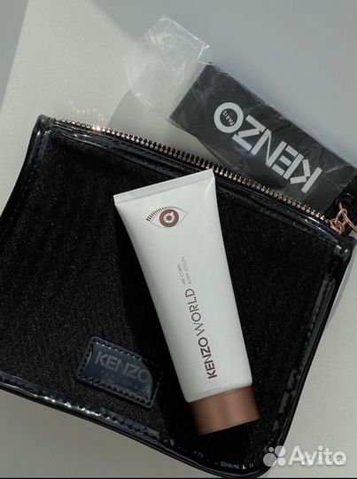 Парфюмированный крем для тела kenzo + косметичка
