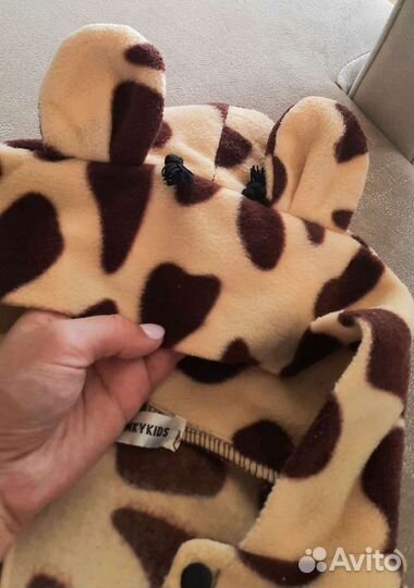 Комбинезон флисовый на 6-9 мес