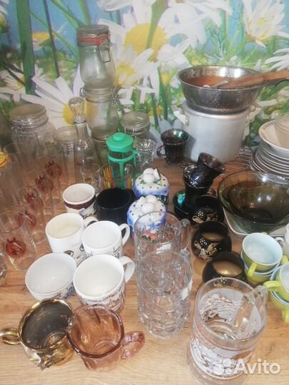 Посуда разная, посуда для дачи