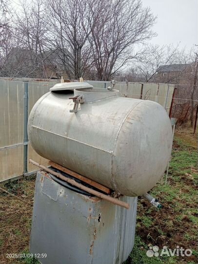 Бочка ёмкость алюминиевая под воду