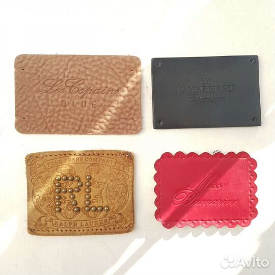 Кожаные нашивки на джинсы оригинал