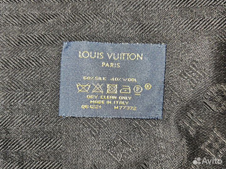 Louis vuitton шарф черный