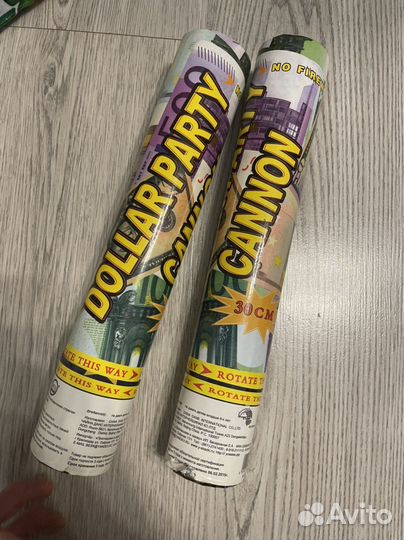 Хлопушки доллар пати