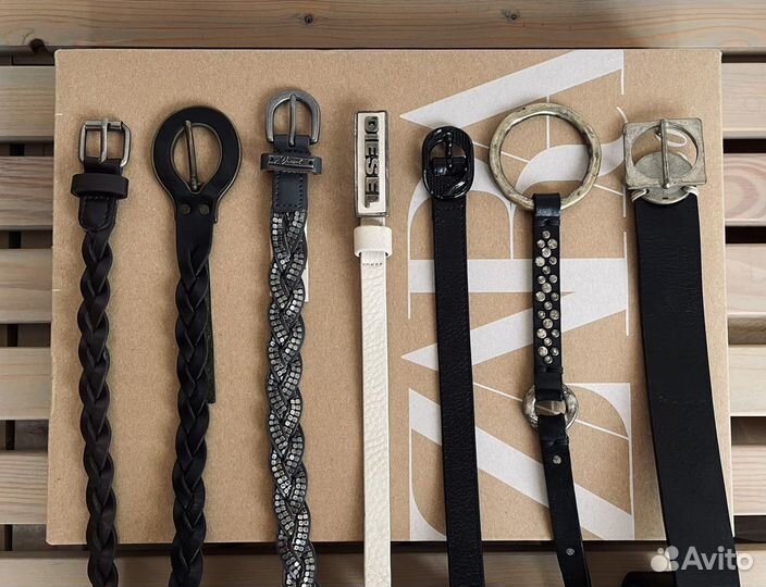 Кожаные ремни Diesel Sisley Ra-Re