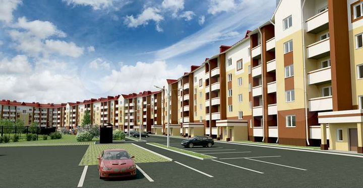 1-к. квартира, 35,1 м², 4/5 эт.