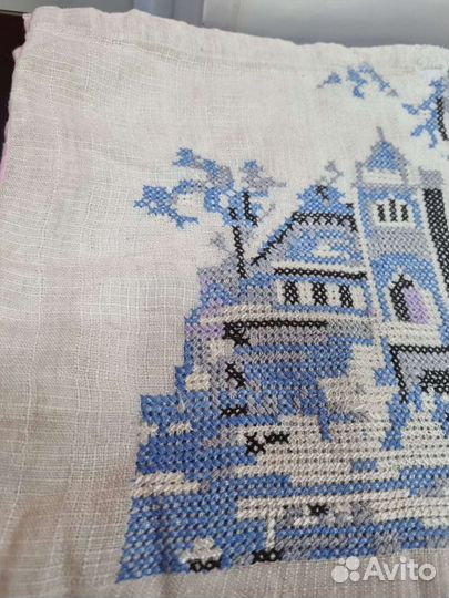 Наволочка, мешочек. Старинная ручная вышивка